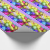 Umschlagpapier "Osterfarben" Geschenkpapier (Ecke)