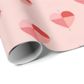 Umschlagpapier "Pfeil der Liebe" Geschenkpapier (Rolleneckpunkt)