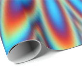 Umschlagpapier - Psychedelische Blume Geschenkpapier (Rolleneckpunkt)