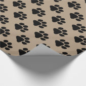 Umschlagpapier - Puppy Paw Prints Geschenkpapier (Ecke)