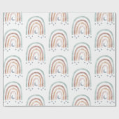 Umschlagpapier - Rainbow Stars Moon Geschenkpapier (Flach)