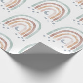 Umschlagpapier - Rainbow Stars Moon Geschenkpapier (Ecke)