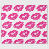 Umschlagpapier - Rosa Kiss Geschenkpapier (Flach)