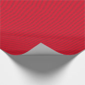 Umschlagpapier - Rot mit Linien HAMbyWG Geschenkpapier (Ecke)