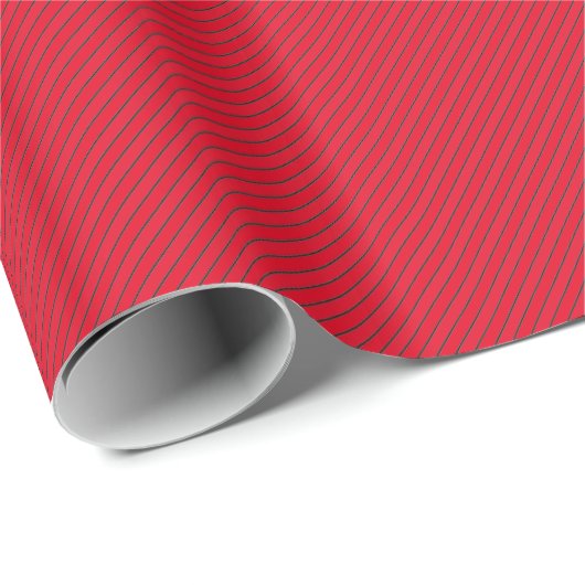 Umschlagpapier - Rot mit Linien HAMbyWG Geschenkpapier (Rolleneckpunkt)