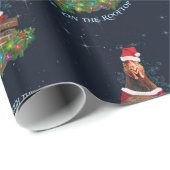 Umschlagpapier - Saint Chick auf der Dachterrasse Geschenkpapier (Rolleneckpunkt)