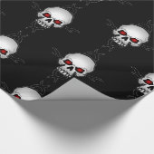 Umschlagpapier Skulls Geschenkpapier (Ecke)