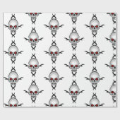 Umschlagpapier Skulls Geschenkpapier (Flach)