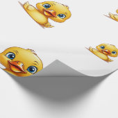 Umschlagpapier - Thema Gummi Ducky Geschenkpapier (Ecke)