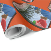 Umschlagpapier - Urlaub Geschenkpapier (Rolleneckpunkt)