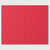 Umschlagpapier Valentine Hearts Geschenkpapier (Flach)
