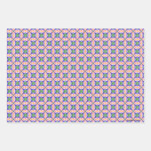 Umschlagpapier - Variationen des fünffarbigen Boog Geschenkpapier Set (Vorderseite 3)