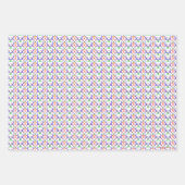 Umschlagpapier - Variationen des fünffarbigen Boog Geschenkpapier Set (Vorderseite 2)