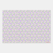 Umschlagpapier - Variationen des fünffarbigen Boog Geschenkpapier Set (Vorderseite)