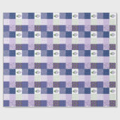Umschlagpapier: Violet-Imitate-Muster Geschenkpapier (Flach)