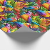 Umschlagpapier - Vögel mit Stolz 1 Geschenkpapier (Ecke)