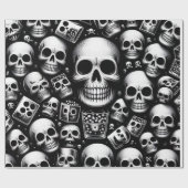 Umschlagpapier zu Halloween Geschenkpapier (Flach)