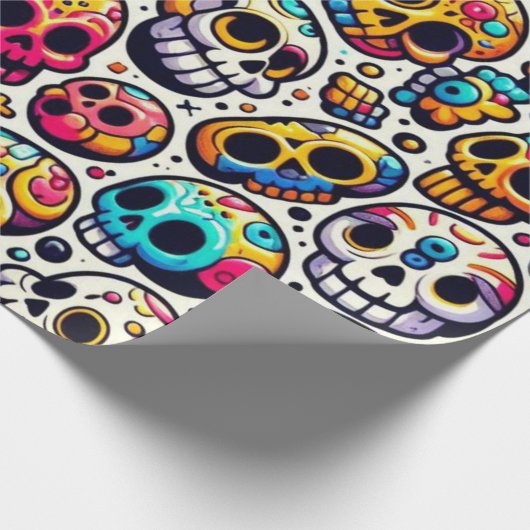 Umschlagpapier zu Halloween... Geschenkpapier (Ecke)