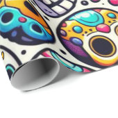 Umschlagpapier zu Halloween... Geschenkpapier (Rolleneckpunkt)