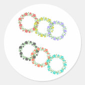 Umschlagsiegel Runder Aufkleber (Vorderseite)