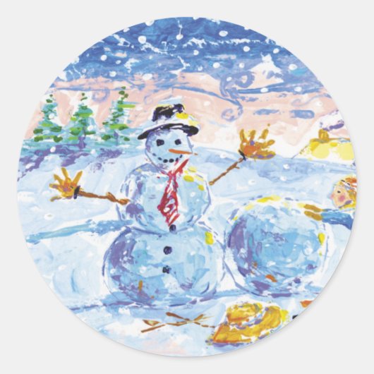 Umschlagsiegel Runder Aufkleber (Vorderseite)