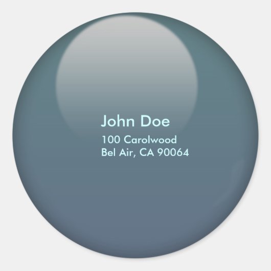 Umschlagsiegeler für die Jelly-Taste Runder Aufkleber (Vorderseite)