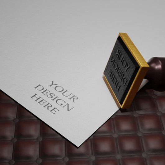 Umschließende Hochzeits-Briefmarke Permastempel