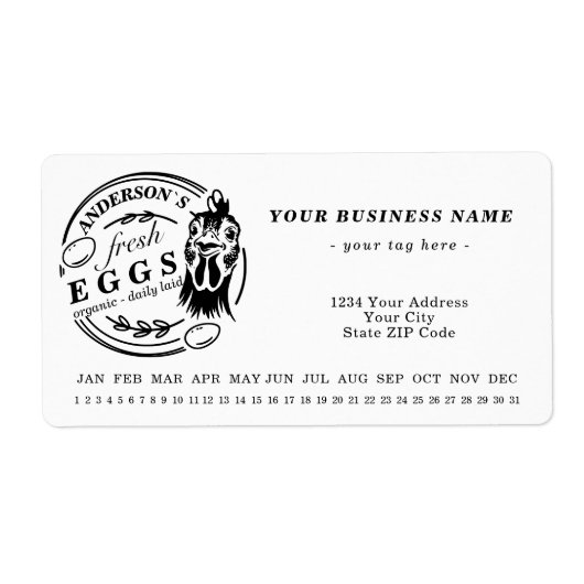 Umschließende Hühnerfarm Datum der Eierkarton (Vorne)