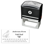 Umschließendes Datum - Karton für landwirtschaftli Permastempel (Beispiel)