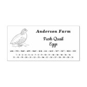 Umschließendes Datum - Karton für landwirtschaftli Permastempel (Design)