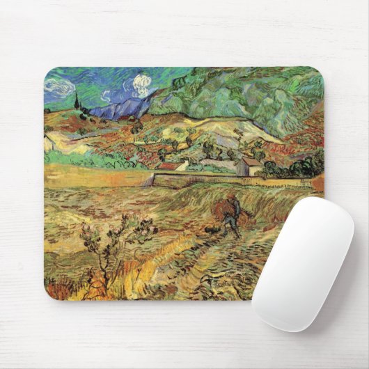 Umschließendes Weizenfeld w Bauernhof von Vincent  Mousepad (Mit Mouse)