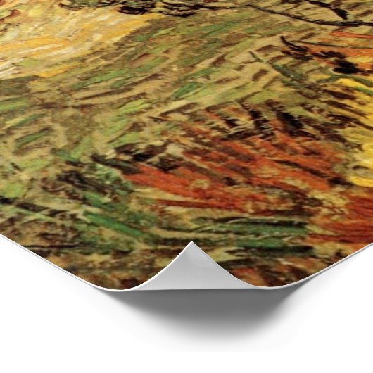 Umschließendes Weizenfeld w Bauernhof von Vincent Poster (Ecke)