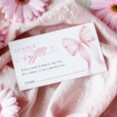 Umschließkarte für das rosa Flachbandkabel Begleitkarte