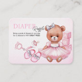 Umschließkarte Windelwanne für Babydusche. Begleitkarte (Vorderseite)