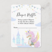 Umschließkarte Windelwanne für eine Babydusche. Begleitkarte (Vorderseite)