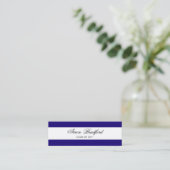 Umschließung der Blue Formal Abschluss Name Card Telefonnummerkarte (Stehend Vorderseite)
