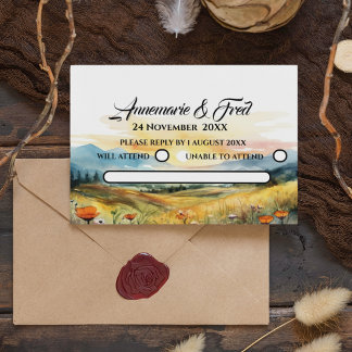 Umschließung der UAWG QR-Code-Wildblume Begleitkarte