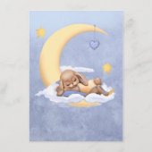 Umschließungskarte Babydusche Windelwanne. Begleitkarte (Rückseite)