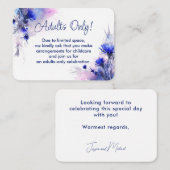 Umschließungskarte Begleitkarte (Vorne/Hinten)