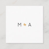 Umschließungskarte Begleitkarte (Rückseite)