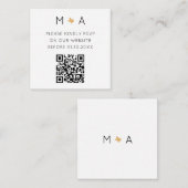 Umschließungskarte Begleitkarte (Vorne/Hinten)