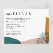 Umschließungskarte für abstrakte Aquarellfarben Begleitkarte (Vorderseite)