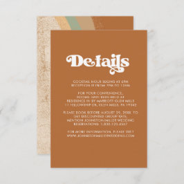 Umschließungskarte für Bohemische moderne Erdtöne Einladung