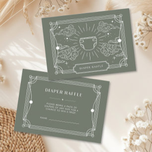 Umschließungskarte für das Tarot des Celestial Sag Begleitkarte