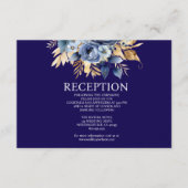 Umschließungskarte für den blauen und goldenen Emp Begleitkarte (Vorderseite)