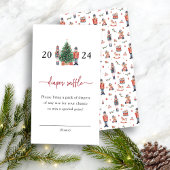 Umschließungskarte für den Holiday Diaper Begleitkarte