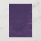 Umschließungskarte für den rustikalen Lavendel Begleitkarte (Rückseite)