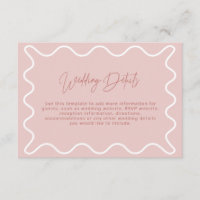 Umschließungskarte für die Hochzeitssehen an der r