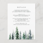 Umschließungskarte für Holzhütten Begleitkarte (Vorderseite)