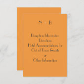 Umschließungskarte für Mandarinen Begleitkarte (Vorne/Hinten)